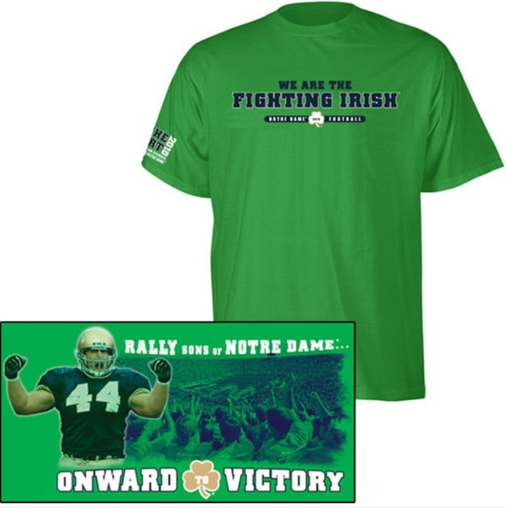 Adidas Notre Dame Fighting Irish 2010 Graphic T-Shirt